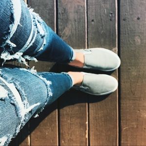 Light Gray Slip-On Vans :)